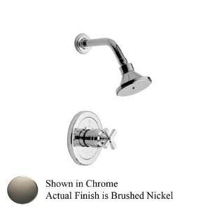  Barclay Chess Brushed Nickel 1 Handle Shower Faucet with 