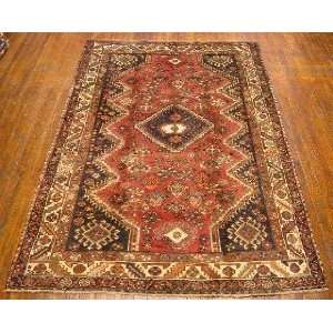    5x8 Hand Knotted Qashqai Persian Rug   85x54