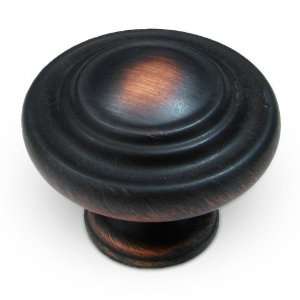  Richelieu Metal Knob 1 11/32 in Brushed Oil Rubbed Bronze 