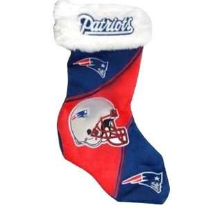  17 Inch NFL Holiday Stocking   New England Patriots 