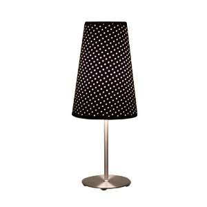 Black Dot Accent Table Lamp