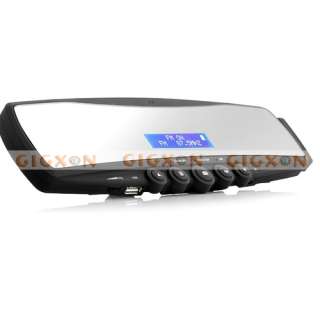 Bluetooth Rearview Mirror (mp 3 player, fm radio, mini lcd)  
