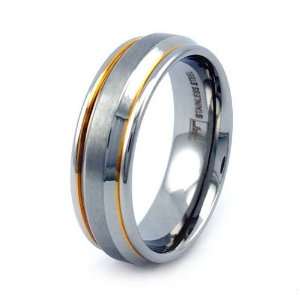  Two Tone Stainless Steel Wedding Band (Size 10) Available 