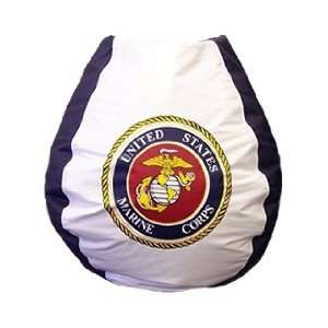  U.S. Marines Vinyl Bean Bag Chair
