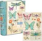   20 Note Cards & Envelopes Set in Keepsake Book Box   Dragonflies