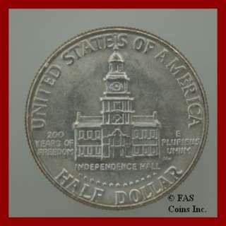 1976 D BU Kennedy Half Dollar US Coin #10205925 79  