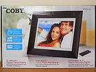 Coby 12 Widescreen Digital Photo Frame 16 B Built In Memory (Model 