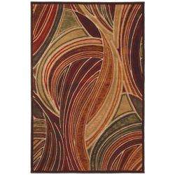 Red Abstract Rug (53 x 710)  