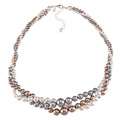 roman brown faux pearl twist necklace today $ 13 99