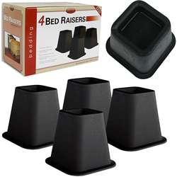 Bed Raisers for Under the Bed Storage (Set of 4)  