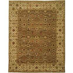   Treasures Hand knotted Beige Wool Rug (8 x 10)  