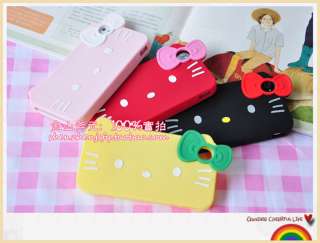 Super Lovely HelloKitty Face Soft Rubber Call Phone Case Cover For 