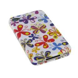 Apple iPhone 4 Color Butterfly Plastic Case  