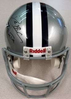   Sanders Autographed Dallas Cowboys Full Size Helmet Prime Time PSA/DNA