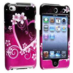 Purple Heart Case Protector for Apple iPod Touch 4th Gen   