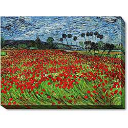 Van Gogh Field of Poppies Canvas Art  