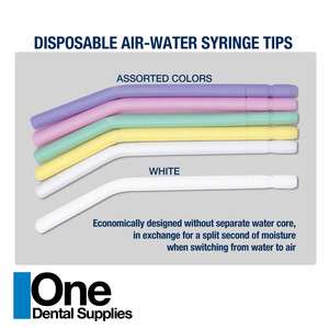 Dental Disposable Air Water Syringe Tips 1000 pcs  