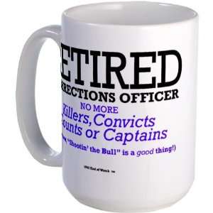  Retired Corrections Officer Mug Retired Large Mug by 