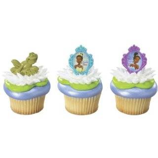 The Princess and the Frog Cupcake Rings Decorations
