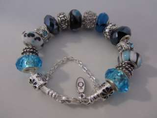 NEW Authentic Genuine 925 Silver Charm bead PANDORA bracelet & box set 