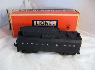 Lionel Tender No. 6026W W/ Whistle Original Box O Scale  