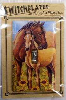   Horse Foal Switchplates Switch Plate NEW Mare Horses Baby  