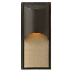Hinkley 1834BZ ES MED WALL OUTDOOR, Bronze Finish with Etched Organic 