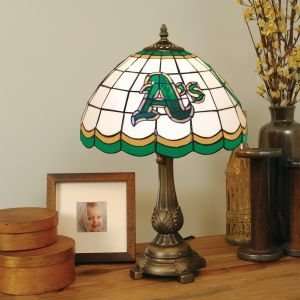  OAKLAND AS LOGOED 20 IN TIFFANY STYLE TABLE LAMP
