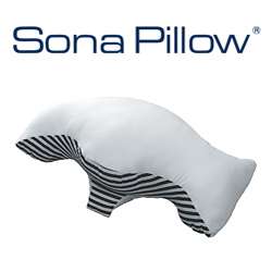 Sona Stop Snoring Pillow with Bonus Pillowcase  