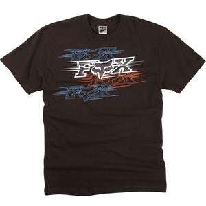  Fox Racing Two Edged T Shirt   X Large/Dark Brown 