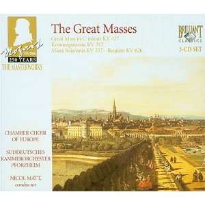 Great Masses Mozart, Chamber Choir of Europe, Matt Music