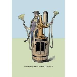  Excelsior Spraying Outfit No. 16 12x18 Giclee on canvas 