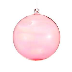 Glass Bubble Ornament Pink (Pack of 6)