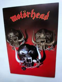 MOTORHEAD Tour Book IRON FIST Lemmy  