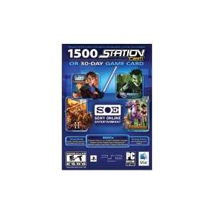  Sony Online Entertainment 30 Day Universal Game Card 