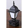 Lighted Coach Lamp Rope base Fence Post Cap 