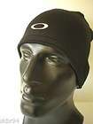 oakley midweight polartec beanie ski cap hat black new one