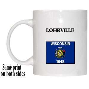    US State Flag   LOHRVILLE, Wisconsin (WI) Mug 