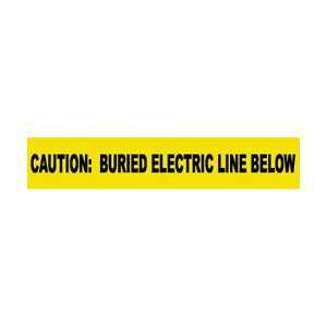 com ND3 RE   Non Detectable Underground Tape, Caution Buried Electric 
