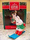 Hallmark 1991 Ski Lift Bunny Rabbit Ornament Christmas