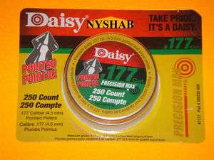 Daisy Precision MAX .177 Cal, 7.2 Grains,Pointed, 250ct  
