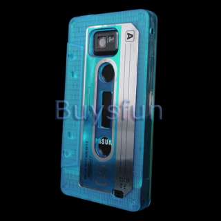 Classic Cassette GEL Cover Case Skin for Samsung Galaxy S2 S II i9100 