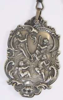 Massive Antique Victorian Sterling Silver Chatelaine Wm. Kerr Repousse 