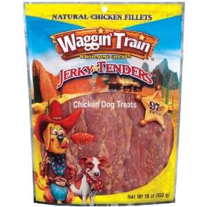  Waggin Train Jerky Tenders Dog Treats, Chicken, 16 Ounce 