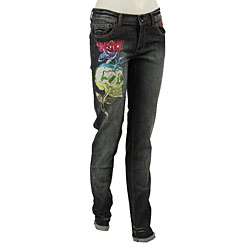 Ed Hardy Womens 5 pocket Skinny Jeans  