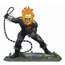 Hand painted Marvel Comics Ghost Rider Die Cast Statue  