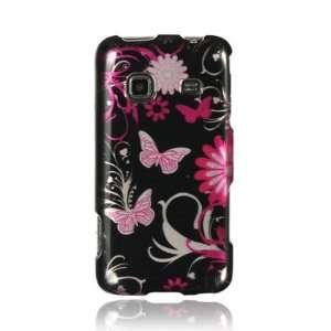  Samsung M820 Galaxy Prevail Graphic Case   Pink Butterfly 