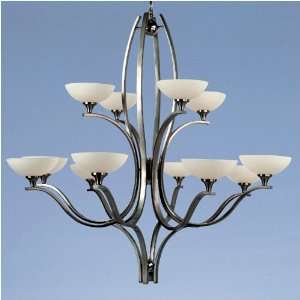  Murray Feiss Gravity Two Tier Chandelier