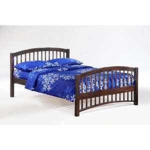  Zest Molasses Headboard and Footboard in Chocolate   Twin 