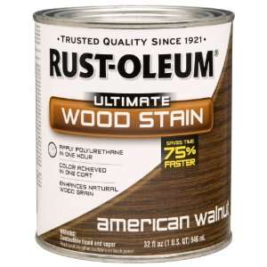  Rust Oleum 260148 Ultimate Wood Stain, Quart, American 